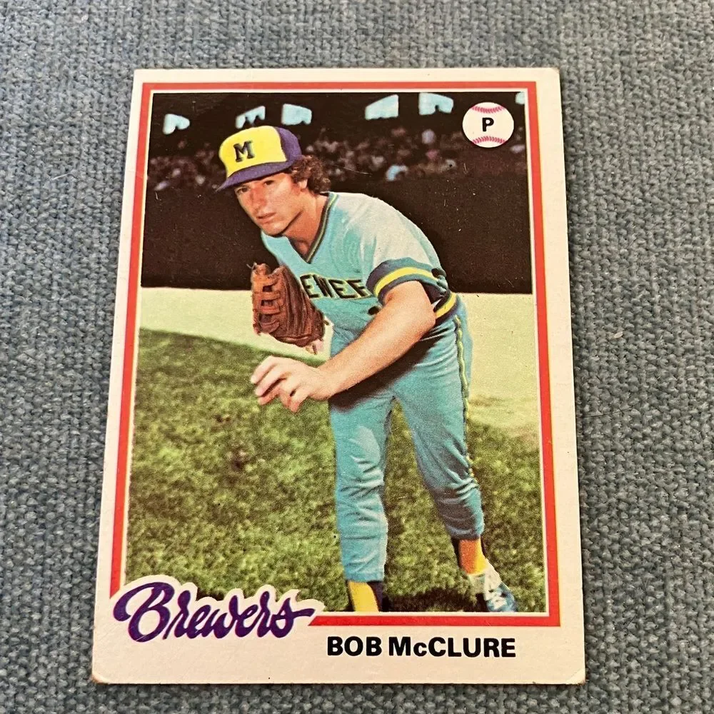 1978 Topps Milwaukee Brewers Baseball Card Trading Card